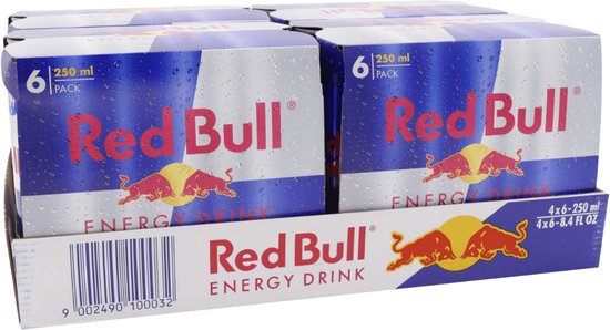 Red Bull Blik tray 24 x 250ml int.