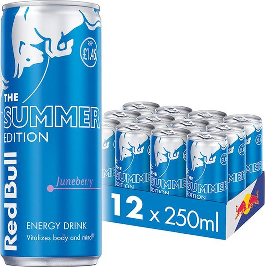 Tray Red Bull Sea Blue edition 12 x 250ml incl. Statiegeld