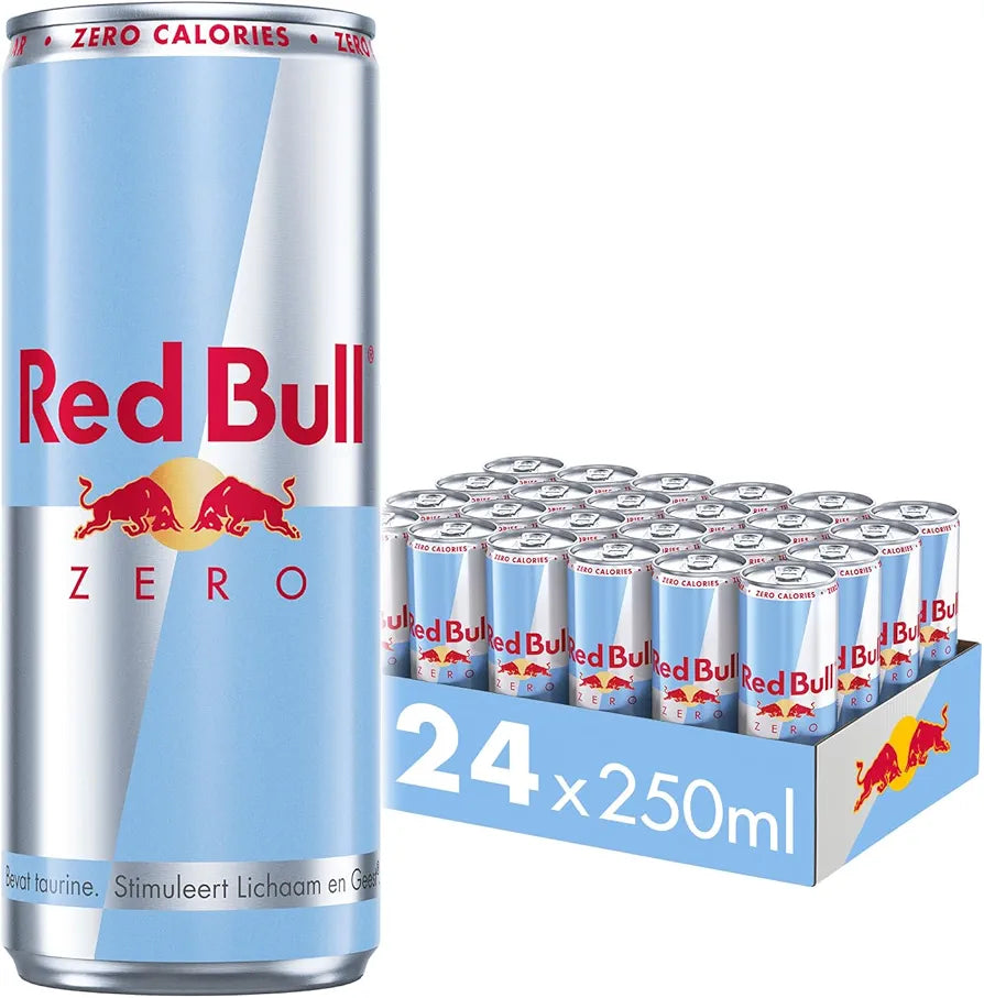 Red Bull Energy Drink Zero tray 24 x 250ml inc. Statiegeld