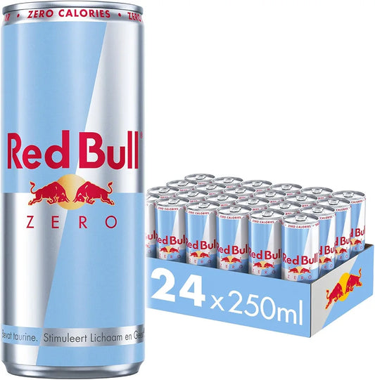 Red Bull Energy Drink Zero tray 24 x 250ml inc. Statiegeld